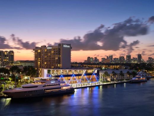 Hilton Fort Lauderdale Marina.