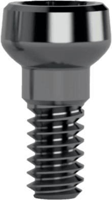 The Pilaster spherical prosthetic screw.